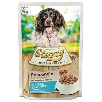 Stuzzy Dog Ocean Fish ШТУЗІ ОКЕАНІЧНА РИБА в желе консерви для собак, вологий корм, пауч 100г 1033353 фото