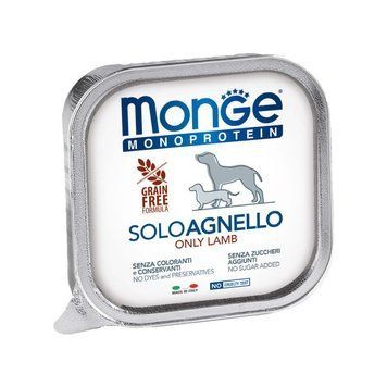 Монопротеїновий вологий корм Monge Dog Solo 100% для собак, з ягнятиною 70014151 фото