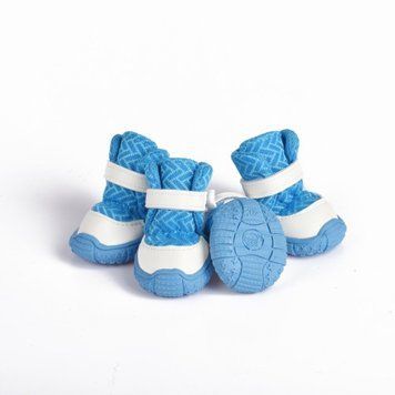 Черевики Ruispet для малих порід собак, демісезонні, 4 шт./упак. сині, 3,5x3,1 см, №1 2700000033234 фото
