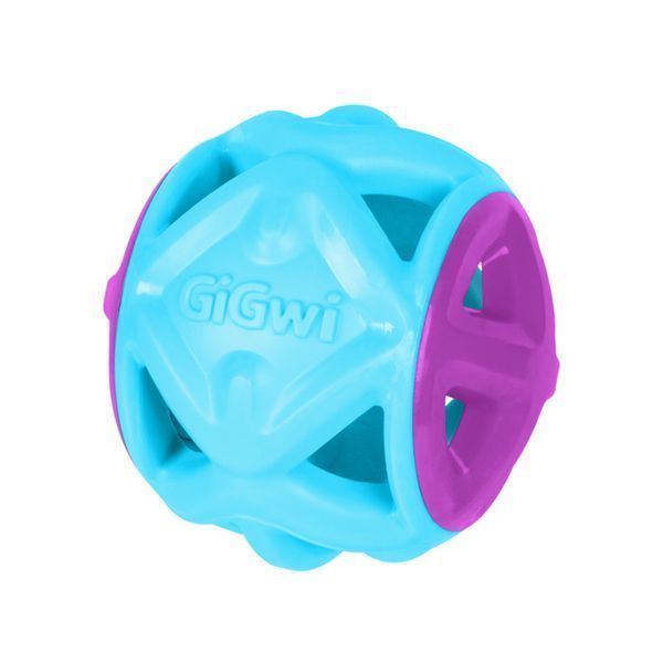 Іграшка для собак М'яч GiGwi Basic EDGE, салатовий, гума, 9 см 2349 фото