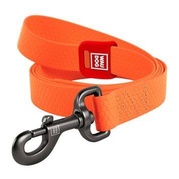 Повідець для собак водостійкий WAUDOG Waterproof, L-XXL, Ш 25 мм, Д 305 см помаранчевий 27344 фото