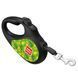 Повідець-рулетка для собак WAUDOG R-leash, малюнок "Авокадо", S, до 15 кг, 5 м, світловідбиваюча стрічка чорний 8124-0048-01 фото 3