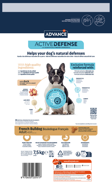 Advance Dog French Bulldog для Французьких бульдогів з качкою (7,5 кг) 923541 фото