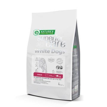 Nature's Protection Superior Care White Dogs White Fish Junior All Sizes Сухий корм для юніорів усіх розмірів з білою рибою, 4 кг NPSC47594 фото