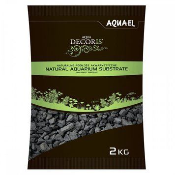 Ґрунт для акваріума Aquael, базальтовий гравій 2 кг (2-4 мм)2кг 5905546209694 фото