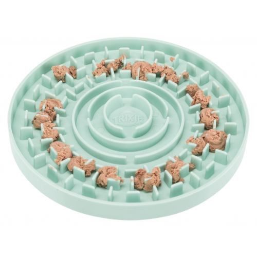 Миска для цуценят Trixie Junior для повільного годування блакитна, пластик, d 15 см TX-34957 фото