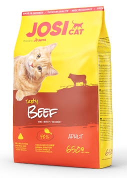Сухий корм для котів JosiCat Tasty Beef з апетитною яловичиною 0,65 кг 100248 фото