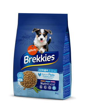 Brekkies Dog Junior для молодих собак, з куркою 3кг 8410650202112 фото
