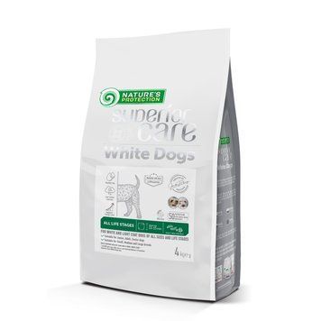 Nature's Protection Superior Care White Dogs Insect All Sizes&Life Stages Сухий корм для собак усіх розмірів і стадій життя з протеїном комах, 4 кг NPSC47598 фото