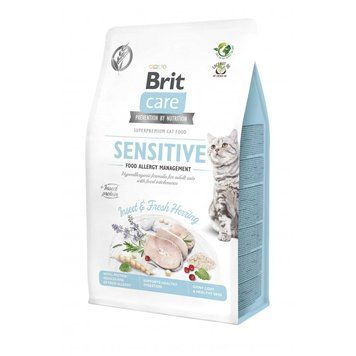 Сухий корм Brit Care Cat GF Insect для котів з харчовою непереносимістю, з комахами та рибою, 400 г 8595602554201 фото