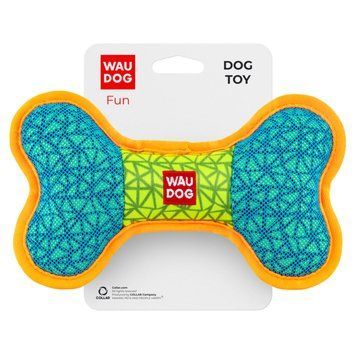 Іграшка для собак WAUDOG Fun, "Кістка", Ш 20 см, Д 12 см блакитний 62082 фото