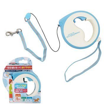 DoggyMan Retractable Lead Star ДОГГІМЕН СТАР повідець рулетка для собак до 10кг, трос 5м 92615 фото