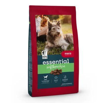 MERA essential Soft Brocken корм для собак з норм рівнем активності (м'яка крокета), 12,5кг 061250 фото