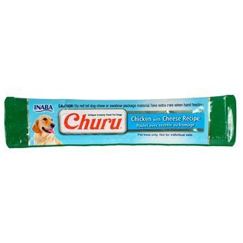 Ласощі для собак INABA "Churu" вершковий мус у стіках з куркою та сиром EUD614-1 фото