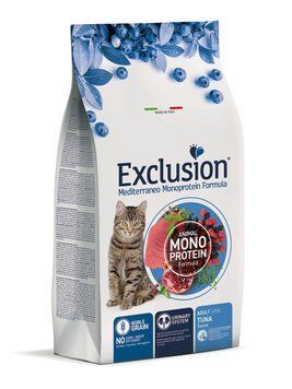 Exclusion Mediterraneo Monoprotein Formula Сухий корм з тунцем для дорослих котів 05196 фото