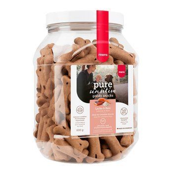 Ласощі MERA pure sensitive Snacks Lachs & Reis для чутливих собак із лососем та рисом 059178 - 9118 фото