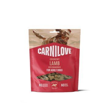 Ласощі Carnilove Crunchy Snack Lamb with Cranberries для собак хрусткі ягня і журавлина 200 г 1111223551 фото