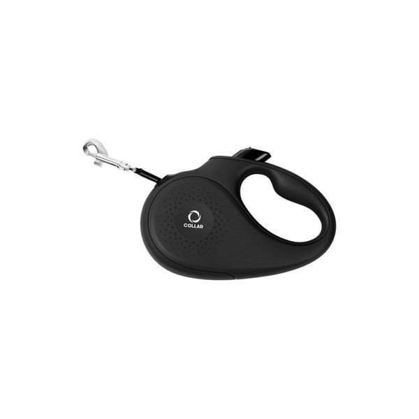 Повідець-рулетка CoLLaR для собак, розмір XS, 12 кг, 3 м, світловідбивна стрічка, чорний 81231 фото
