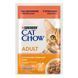 Вологий корм CAT CHOW Adult для дорослих котів, шматочки&nbsp;в желе, з яловичиною та баклажанами, 85 г 7613036595025 фото 1