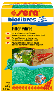 sera biofibres coarse наповнювач для фільтра грубого очищення (велика фракція), 40 г 08452 фото