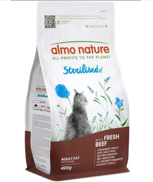 Almo Nature Sterilised для дорослих стерилізованих котів зі свіжою яловичиною 660 фото