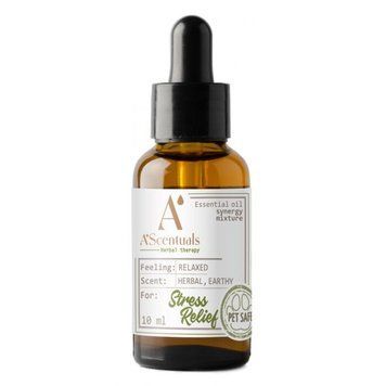 Суміш ефірних масел для розслаблення і заспокоєння вихованців Stress Relief 10 ml ASC46055 фото