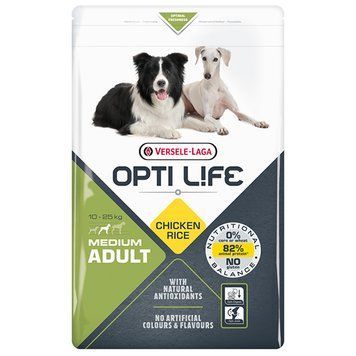 Opti Life Adult Medium ОПТІ ЛАЙФ ДОРОСЛИЙ СЕРЕДНІХ сухий суперпреміум корм для собак середніх порід 311424 фото