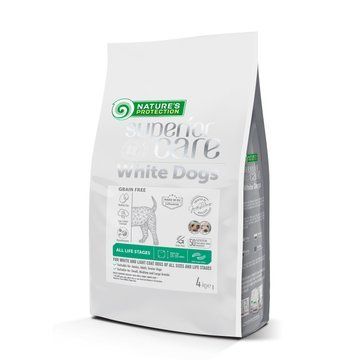 Nature's Protection Superior Care White Dogs Grain Free Insect All Sizes&Life Stages Сухий беззерновий корм для собак усіх розмірів і стадій життя з протеїном комах, 4 кг NPSC47600 фото