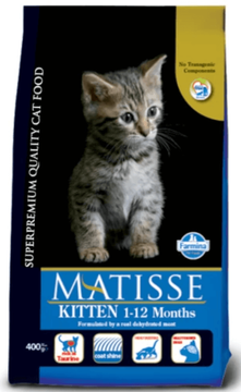 Сухий корм Farmina Matisse Kitten для кошенят, вагітних та годуючих кішок, з куркою, 400 г 172669 фото