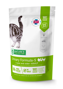 Nature's Protection Urinary Formula-S Сухий корм для лікування і профілактики сечокам'яної хвороби, 400 г NPS45769 фото