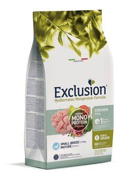 Exclusion Mediterraneo Monoprotein Formula Сухий корм з куркою для собак похилого віку дрібних порід 05169 фото