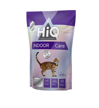 Сухий корм для дорослих котів мешкаючих у будинку HiQ Indoor care 400 г HIQ45917 фото