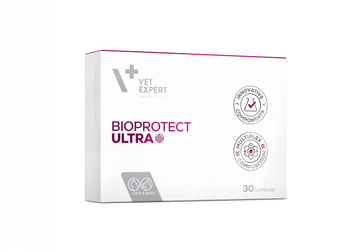 Vet Expert BioProtect Ultra Нутрицевтична добавка для котів і собак із хронічними порушеннями шлунково-кишкової мікрофлори, 30 капс. 211247 фото
