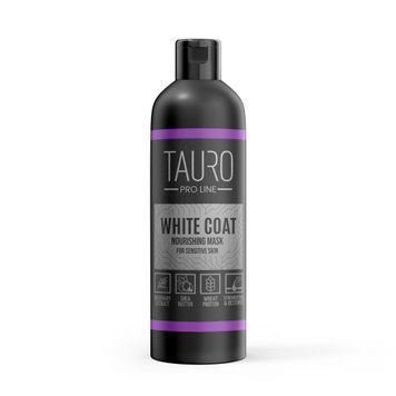 Tauro Pro Line White Coat Nourishing Mask Поживна маска для собак і котів із білою шерстю TPLW46806 фото
