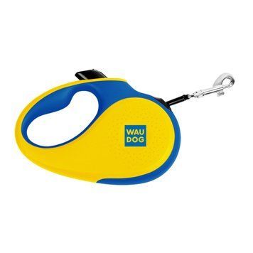 Повідець-рулетка для собак WAUDOG R-leash, малюнок "Colors of freedom", XS, до 12 кг, 3 м, світловідбивна стрічка 380-4020 фото