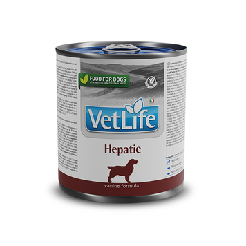 Вологий корм Farmina Vet Life Hepatic для собак дієтичне харчування при хронічній печінковій недостатності, 300 г 178900 фото