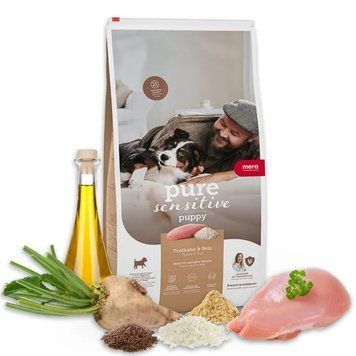 MERA pure sensitive Puppy корм для цуценят з індичкою та рисом 1кг 056381 - 6326 фото