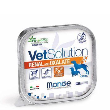 Вологий корм Monge Dog VetSolutions Renal oxalate для дорослих собак при хронічній нирковій недостатності 70014526 фото
