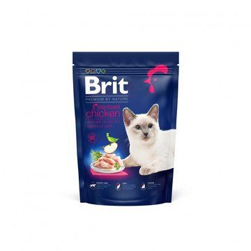 Сухий корм Brit Premium Cat by Nature Sterilised для стерилізованих котів, з куркою, 800 г 8595602553075 фото