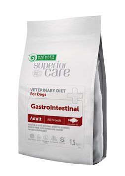 Nature's Protection Superior Care Veterinary Diet Gastrointestinal White Fish Adult All Breeds Сухий беззерновий корм для собак при захворюваннях ШКТ з білою рибою, 1,5 кг NPSCVET47576 фото