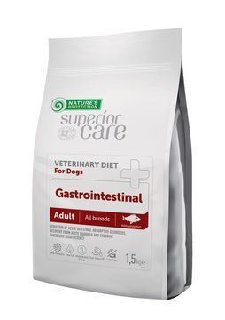 Nature's Protection Superior Care Veterinary Diet Gastrointestinal White Fish Adult All Breeds Сухий беззерновий корм для собак при захворюваннях ШКТ з білою рибою, 1,5 кг NPSCVET47576 фото