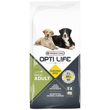 Opti Life Adult Maxi ОПТІ ЛАЙФ ДОРОСЛИЙ ВЕЛИКИХ сухий суперпреміум корм для собак великих порід 311400 фото