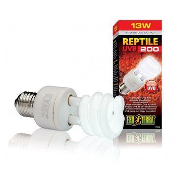 Лампа тераріумна Exo Terra Reptile для пустельних рептилій, ультрафіолетова, люмінесцентна, 13 W, E27 015561223409 фото