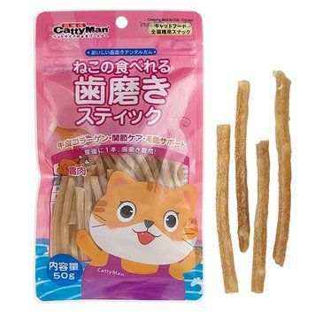 CattyMan Chewing Stick Chicken КЕТТІМЕН ПАЛИЧКА КУРКА жувальні ласощі для котів Z1573 фото