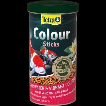 Корм Tetra Pond Colour Sticks для всіх ставкових риб для яскравості забарвлення палички 1 л 8323 фото
