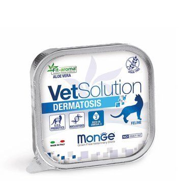 Вологий корм Monge VetSolution Wet Dermatosis feline для котів при дерматитах 70014601 фото