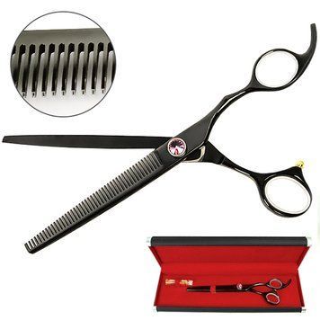 Davis Majutsu Titanium Thinning ДЕВІС МАЙЖИТЦУ ТІТАНІУМ філірувальні ножиці для стрижки собак S.MT7THI фото
