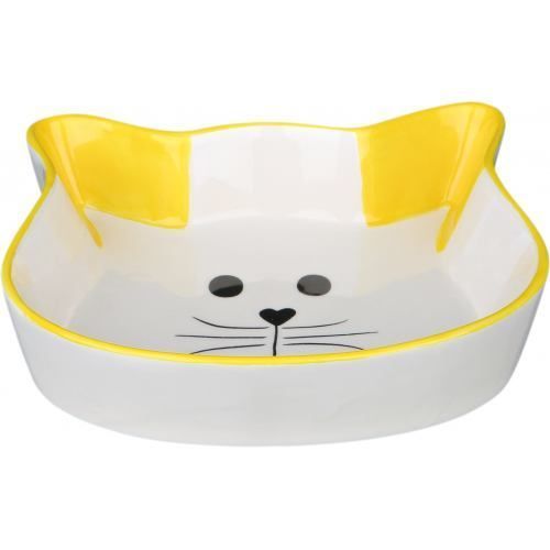 Миска Trixie для котів, у формі котячої мордочки, керамічна, 12 см, 250 мл TX-24494 фото