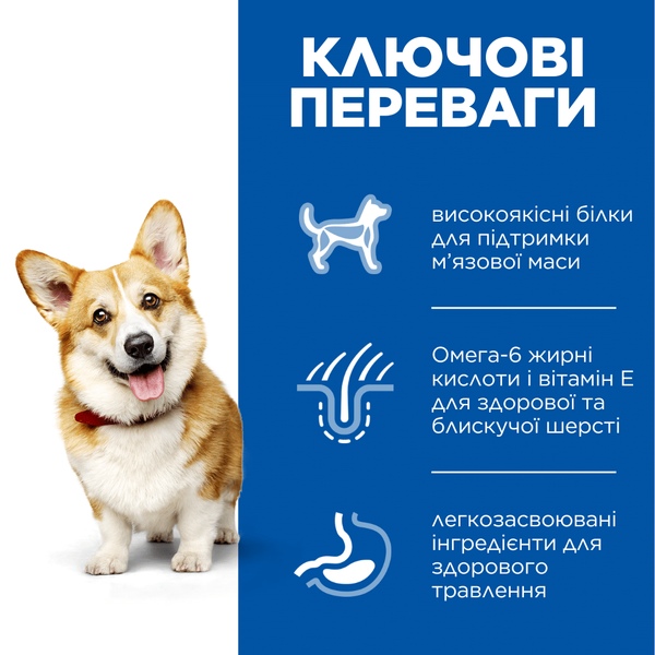 Hill&rsquo;s Science Plan Adult Small&Mini Сухий корм для дорослих собак малих і мініатюрних порід, з ягням і рисом, 1,5 кг(1кг+0,5кг в Подарунок) 99607658 фото