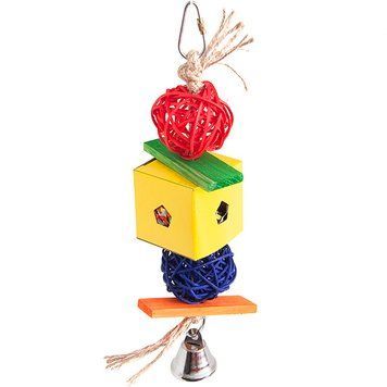 Flamingo Papyr Parakeet Toy Cube Small ФЛАМІНГО КУБ СМОЛ іграшка для папуг 110082 фото